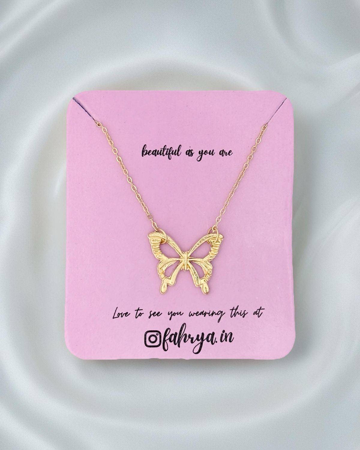 Butterfly Chain Necklace buy only at ₹99