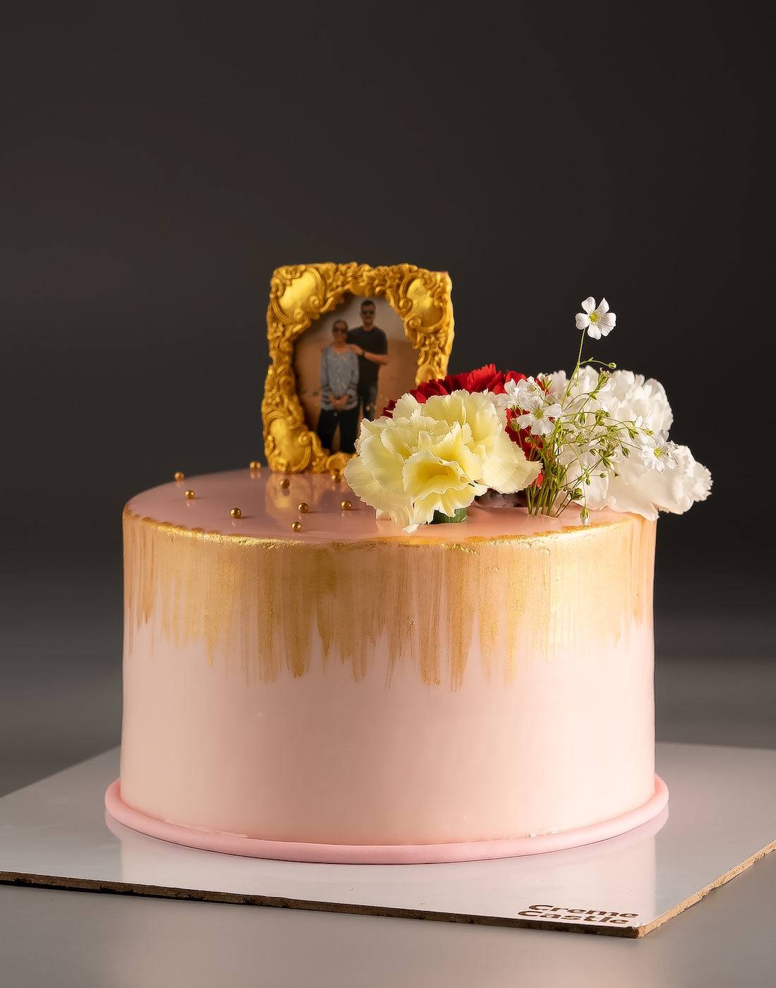 Simple 25th Anniversary Cake