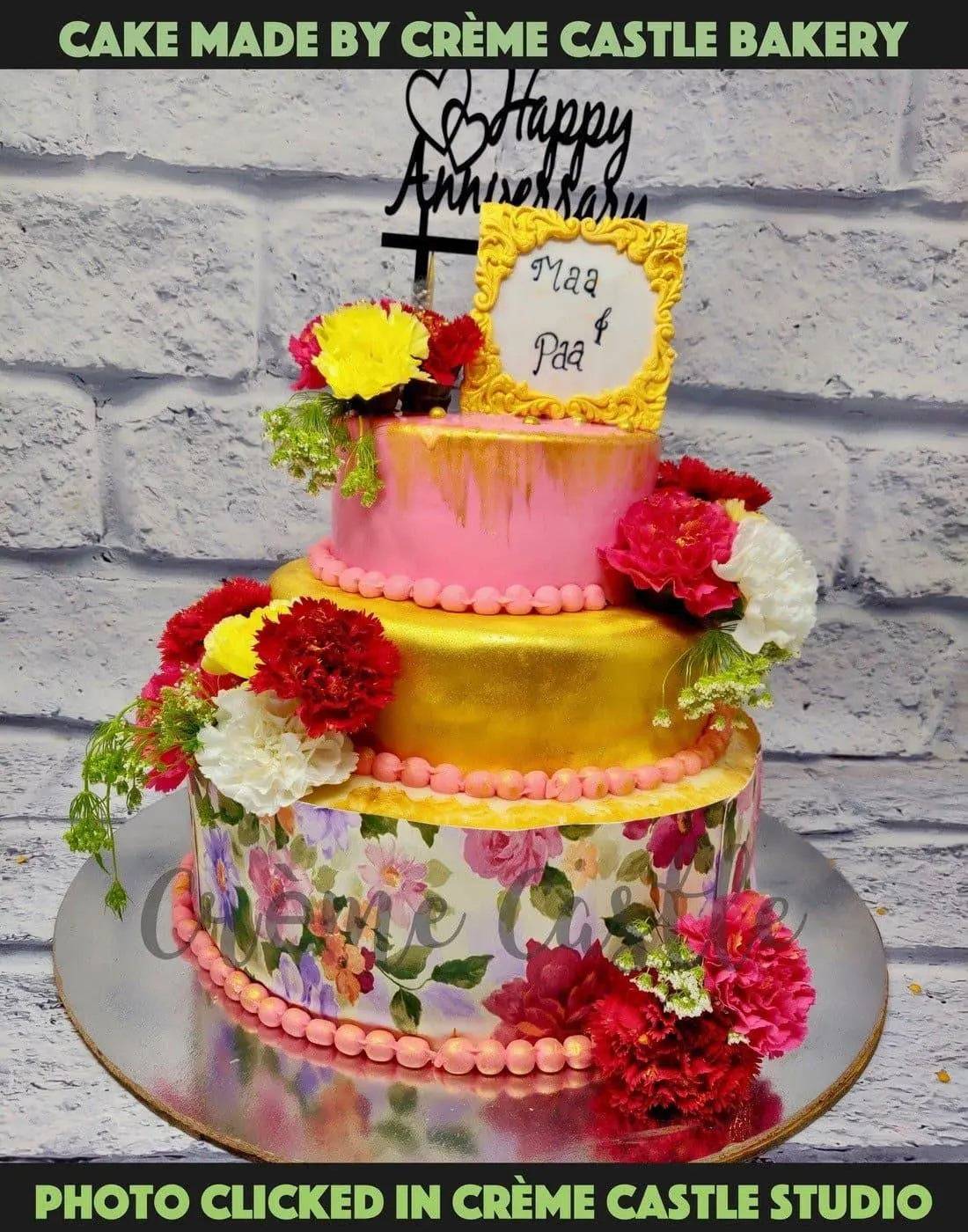 Three Tier Wedding Cake