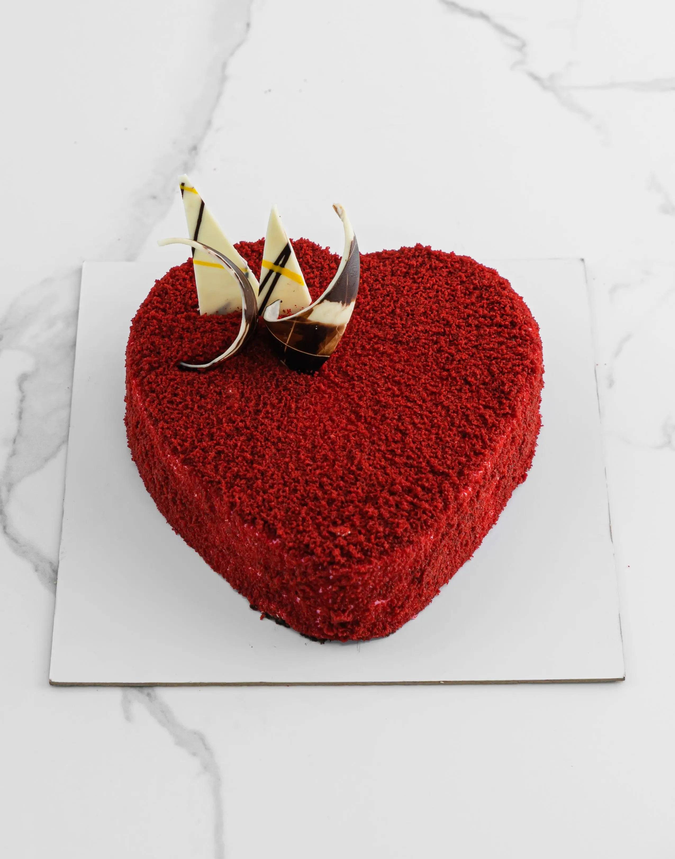 Red Velvet Anniversary Cake