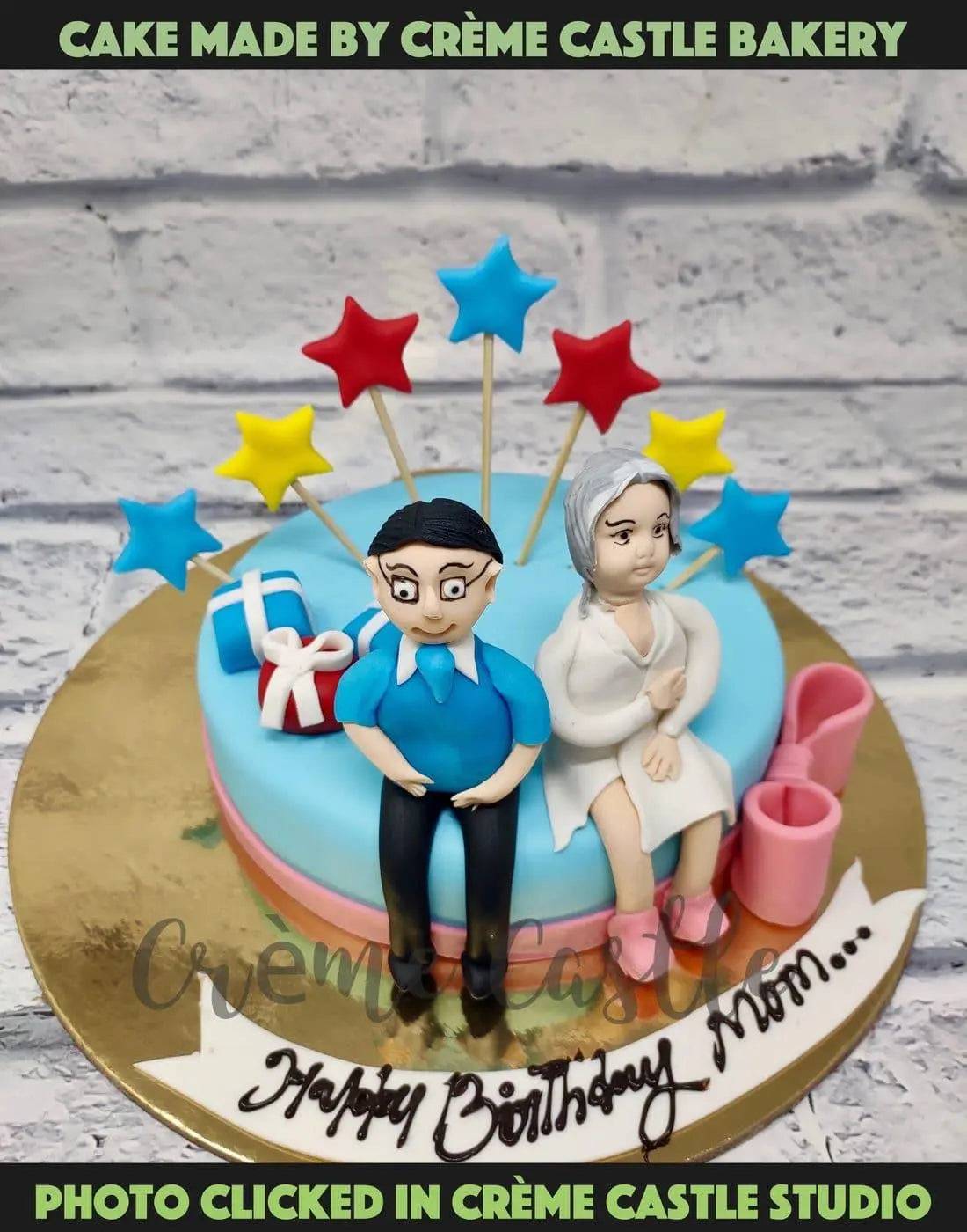 Granny and Grandpa Cake