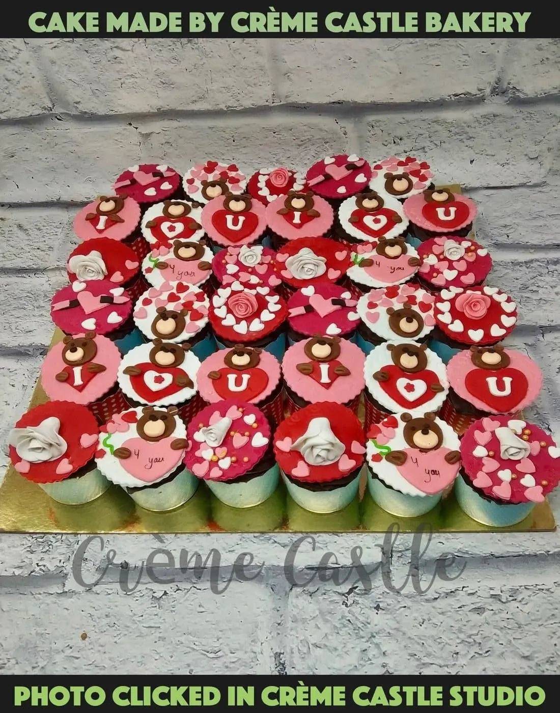 Valentine Theme Cupcakes