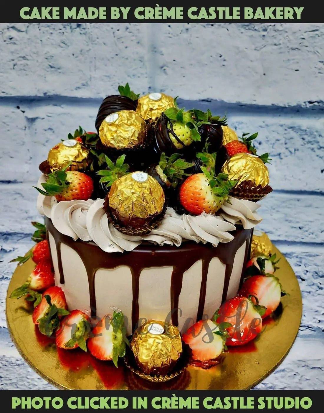 Ferrero Rocher Drip Cake