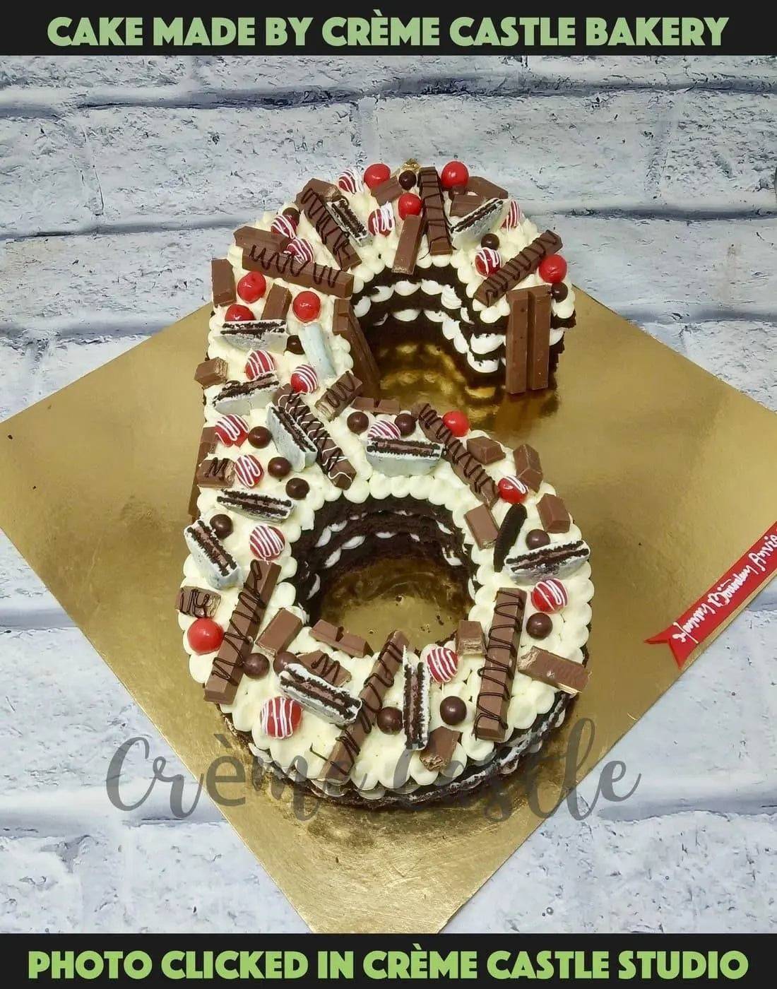 Buy Naked Number 6 Cake in Cake | Best Food Product on Plumint