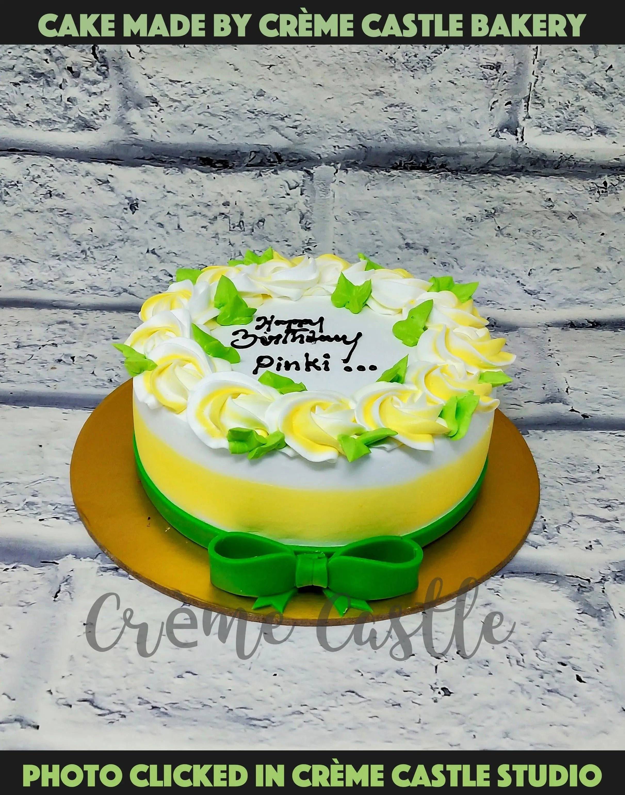 Greener Floral Cake