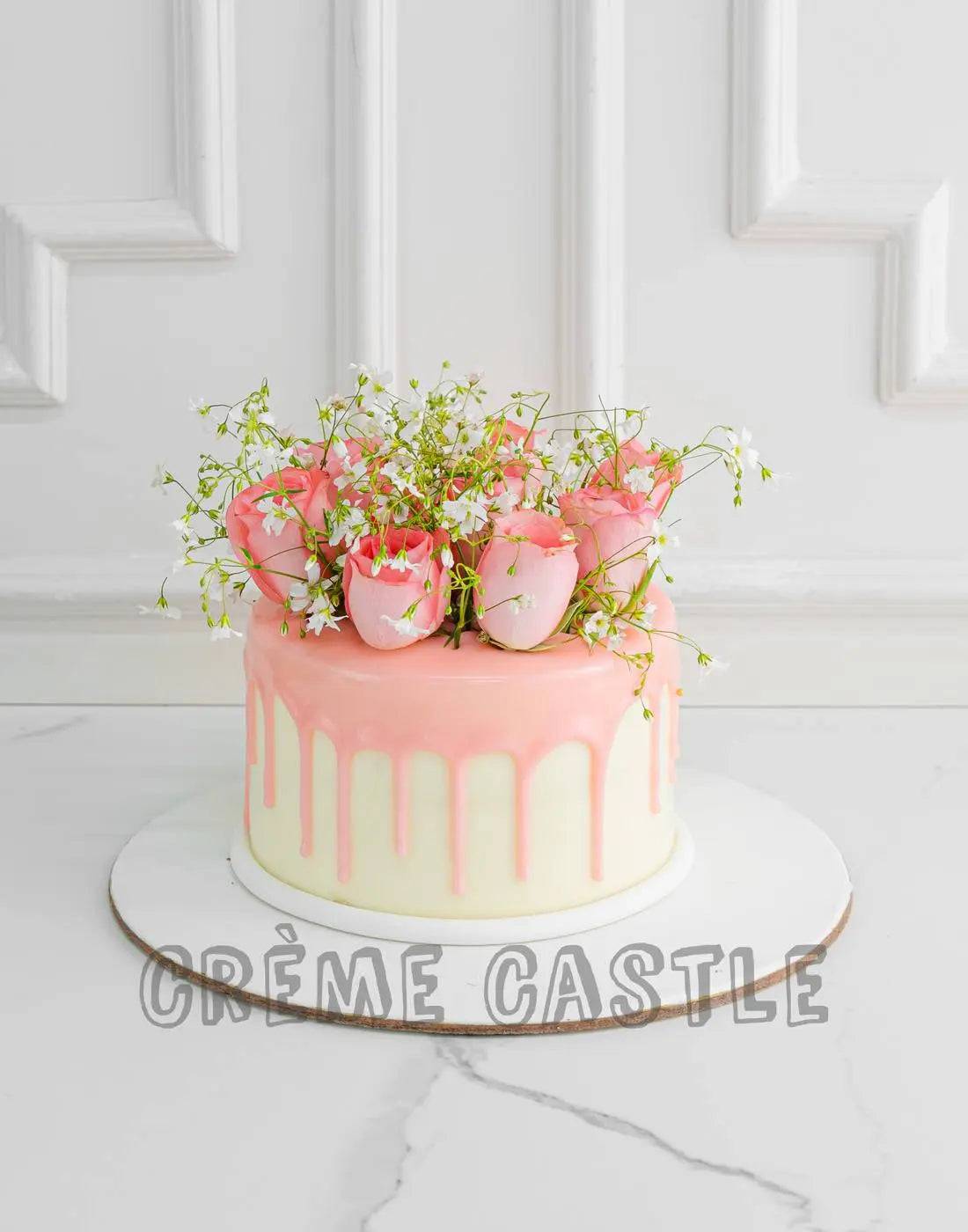 Flower Drip Cake