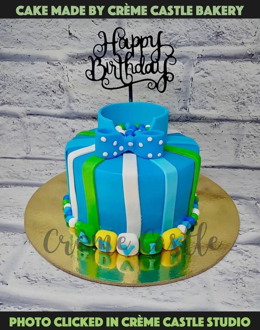 Suit and Stripes Cake