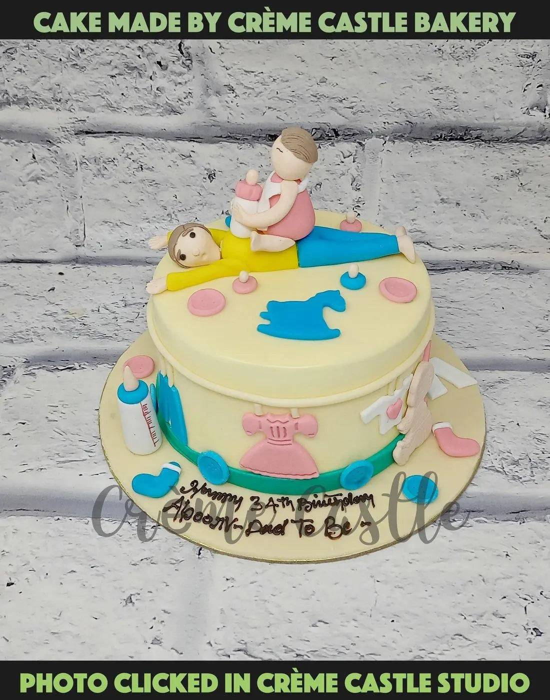Baby Shower Clothes Cake