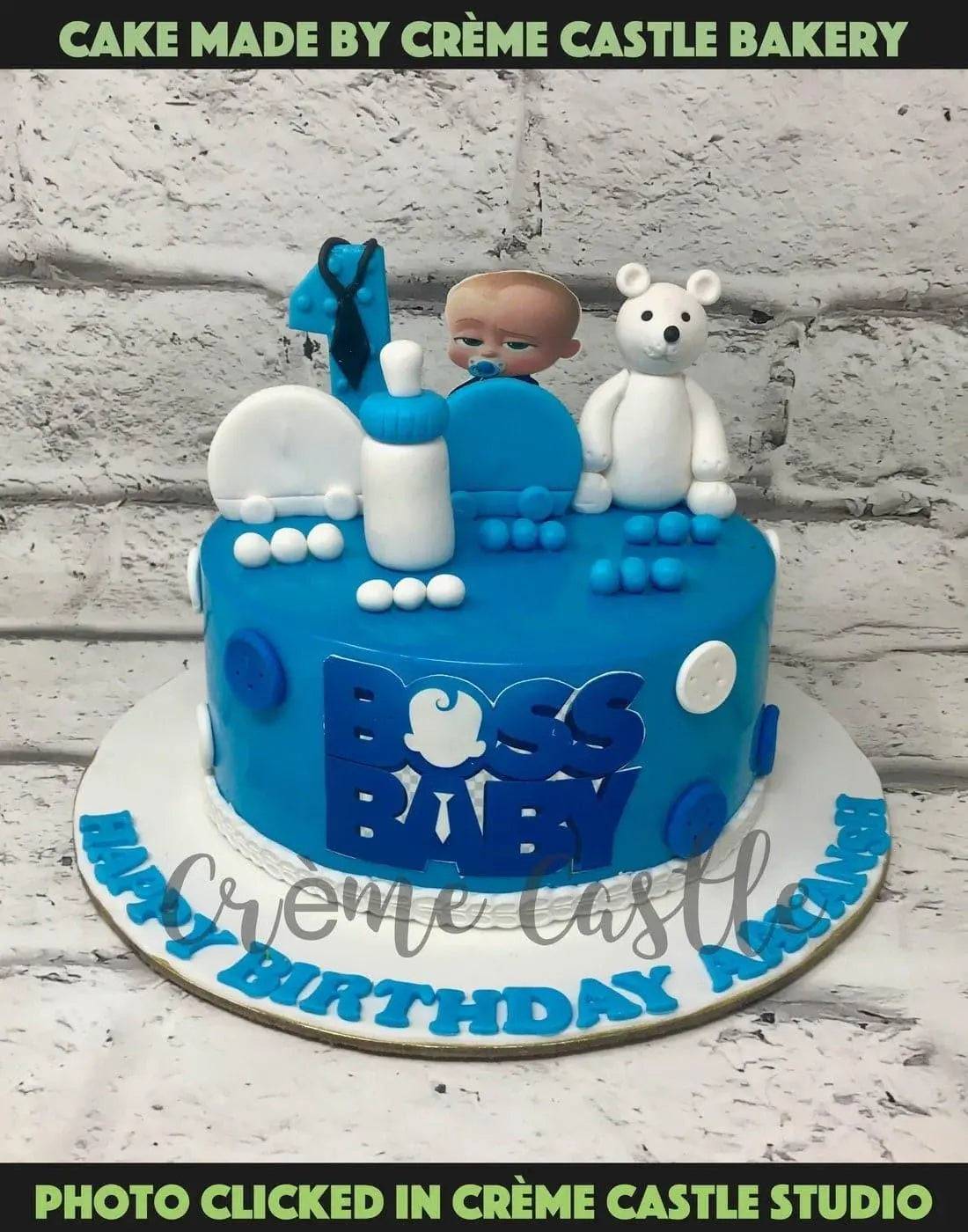 Boss Baby Stuff Design Cake