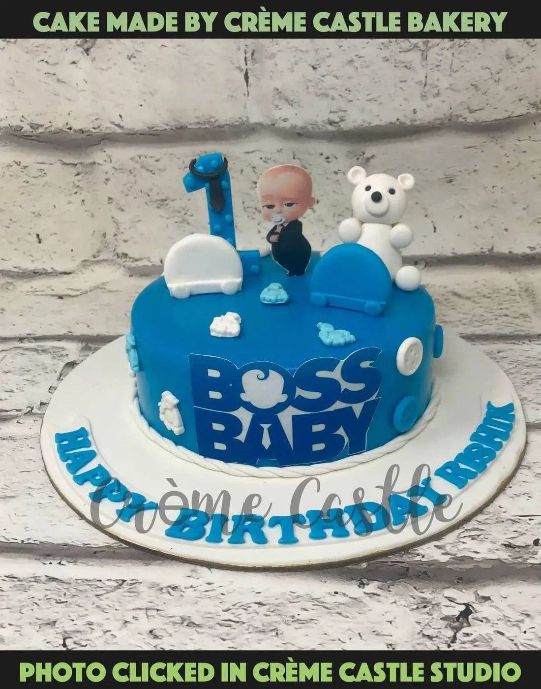 Boss Baby Teddy Design Cake