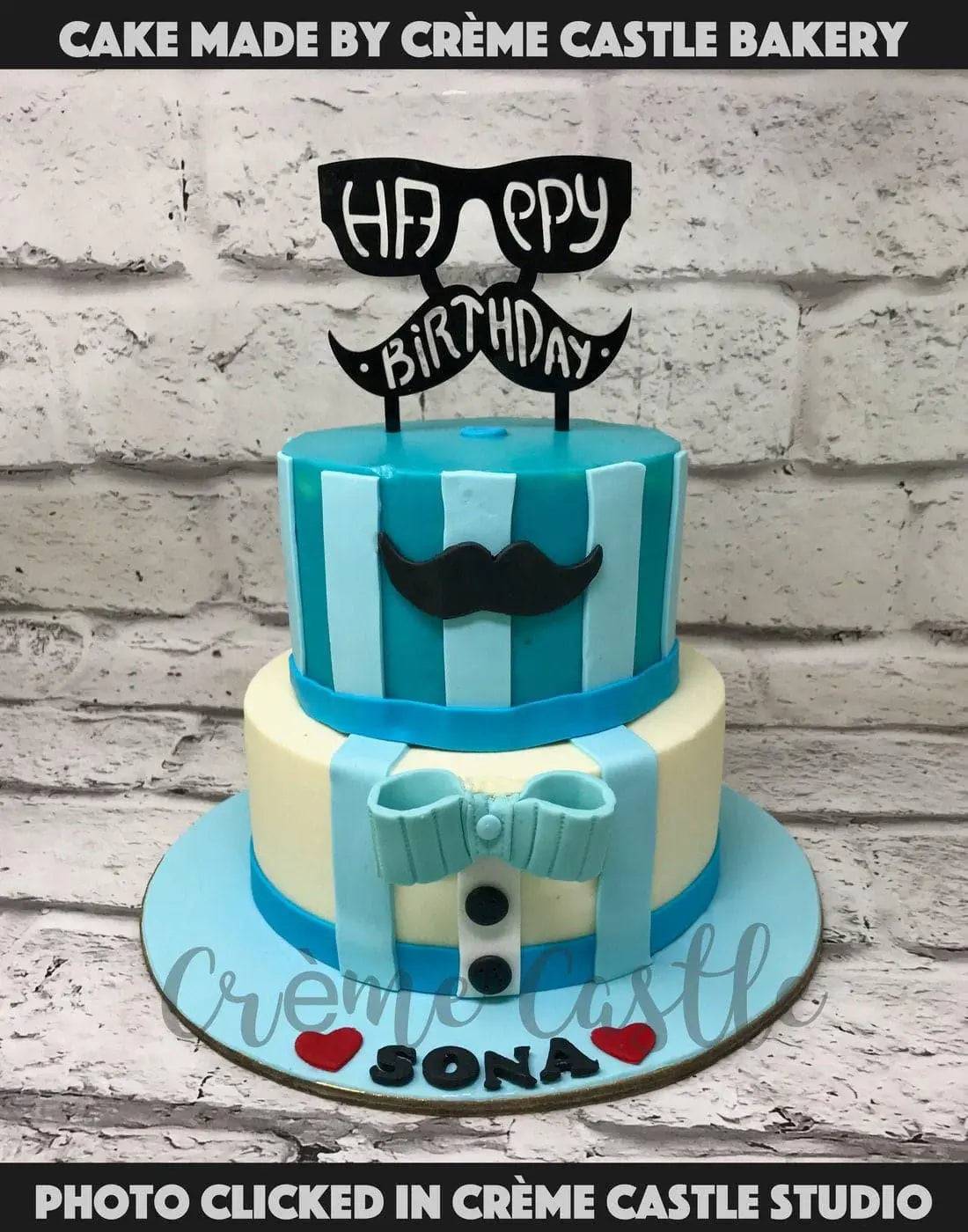 Shades and Bowtie Cake