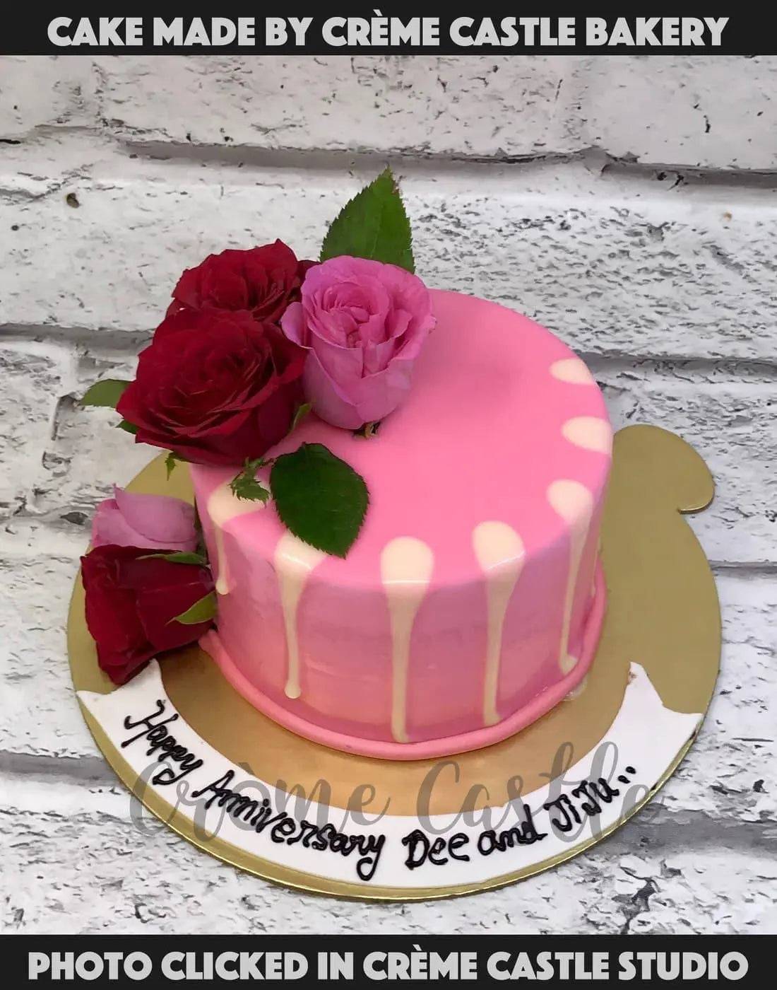 Pink and Rose delight Cake