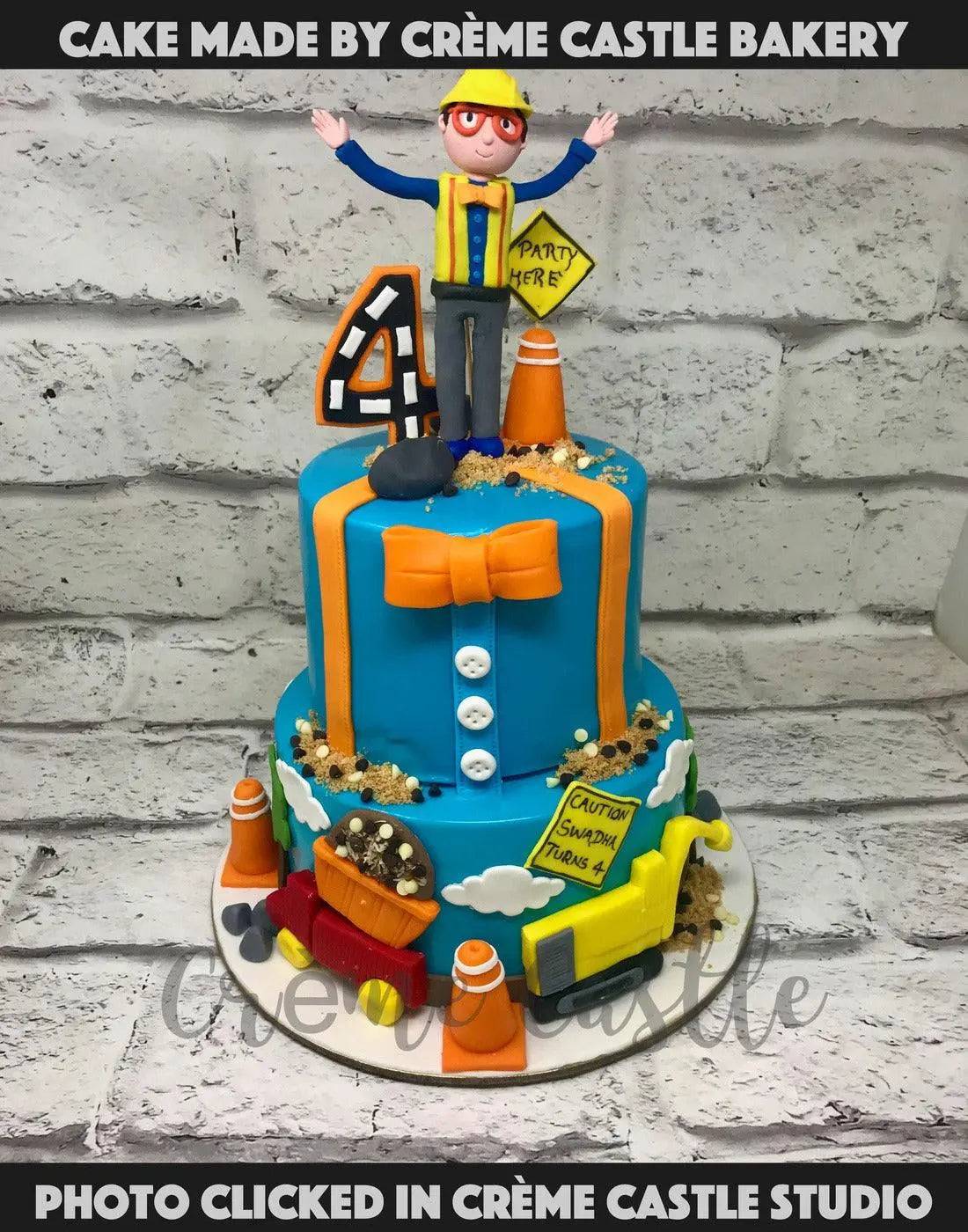 Construction Site Cake