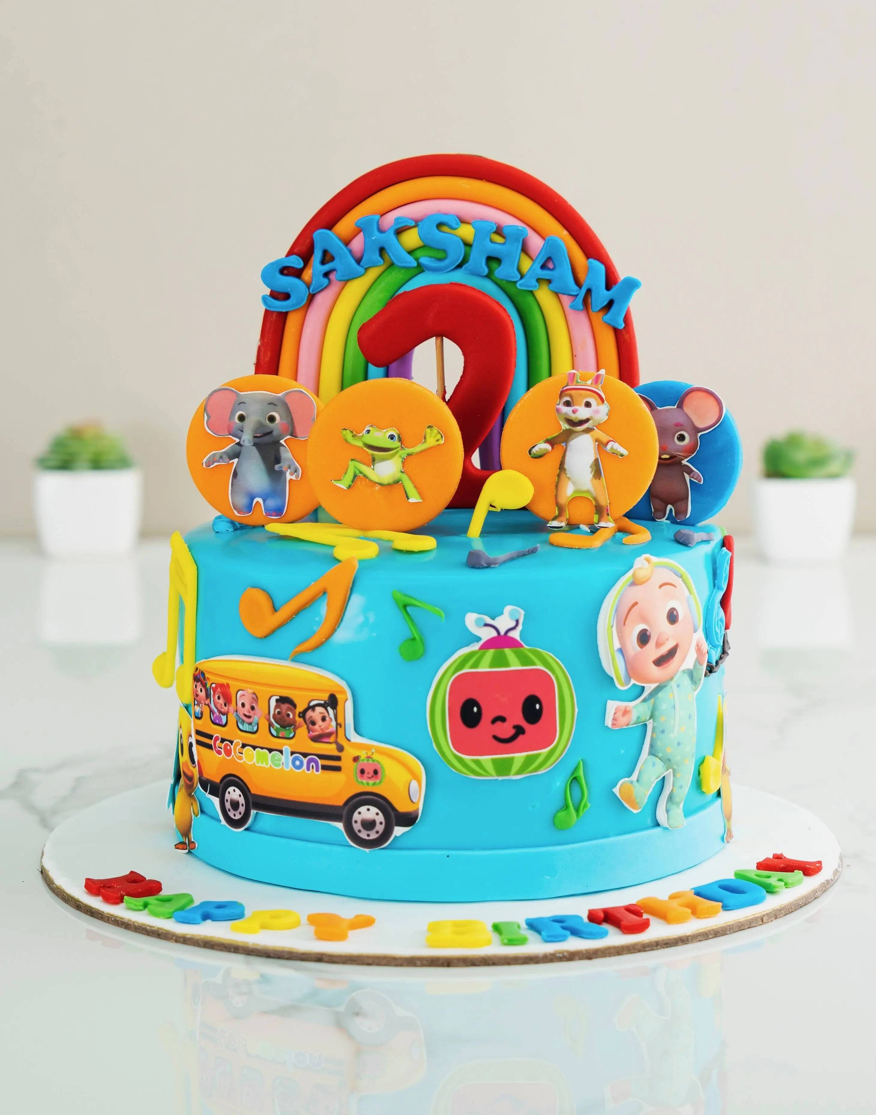 Cocomelon Animals Cake