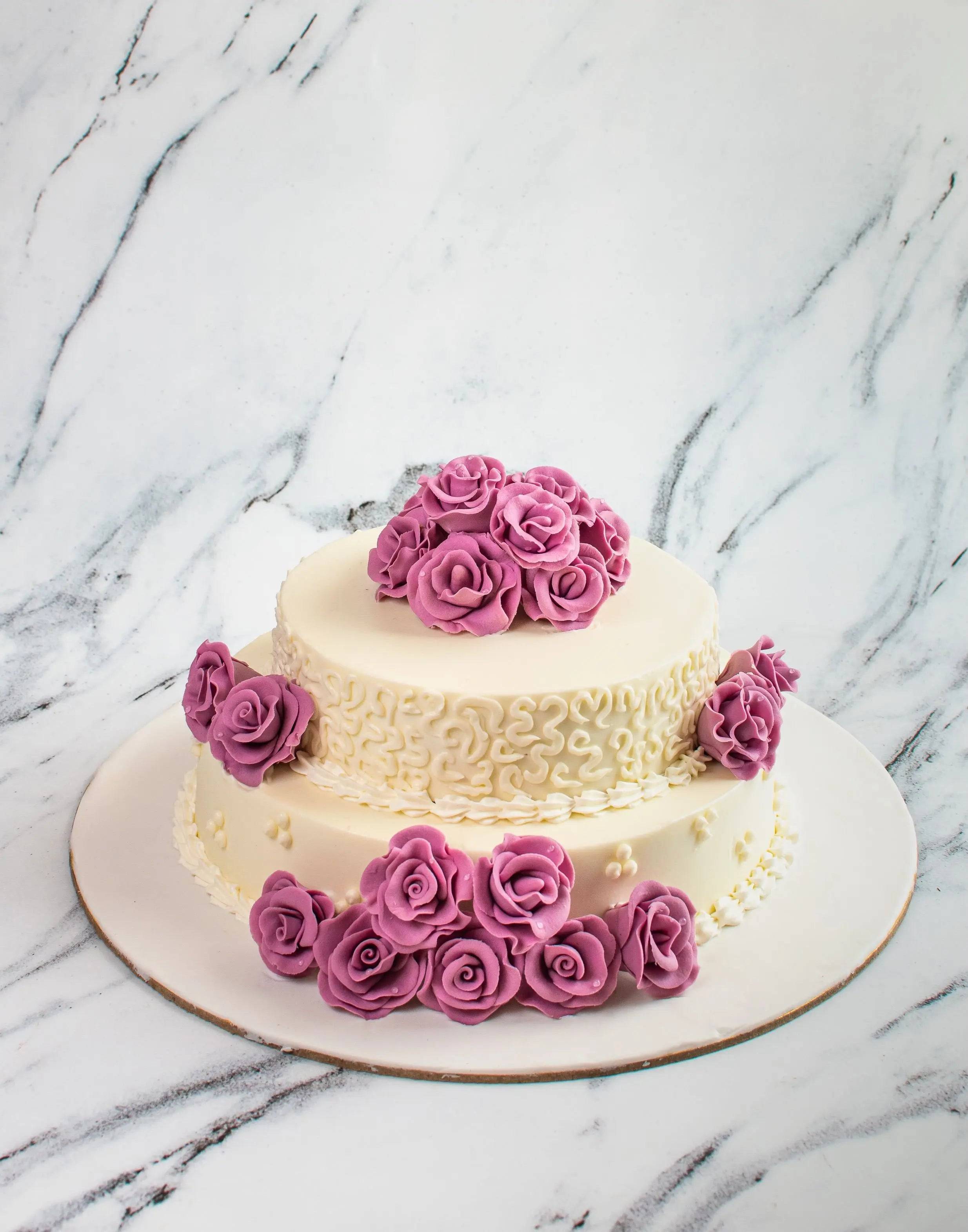 Vintage Floral Cake