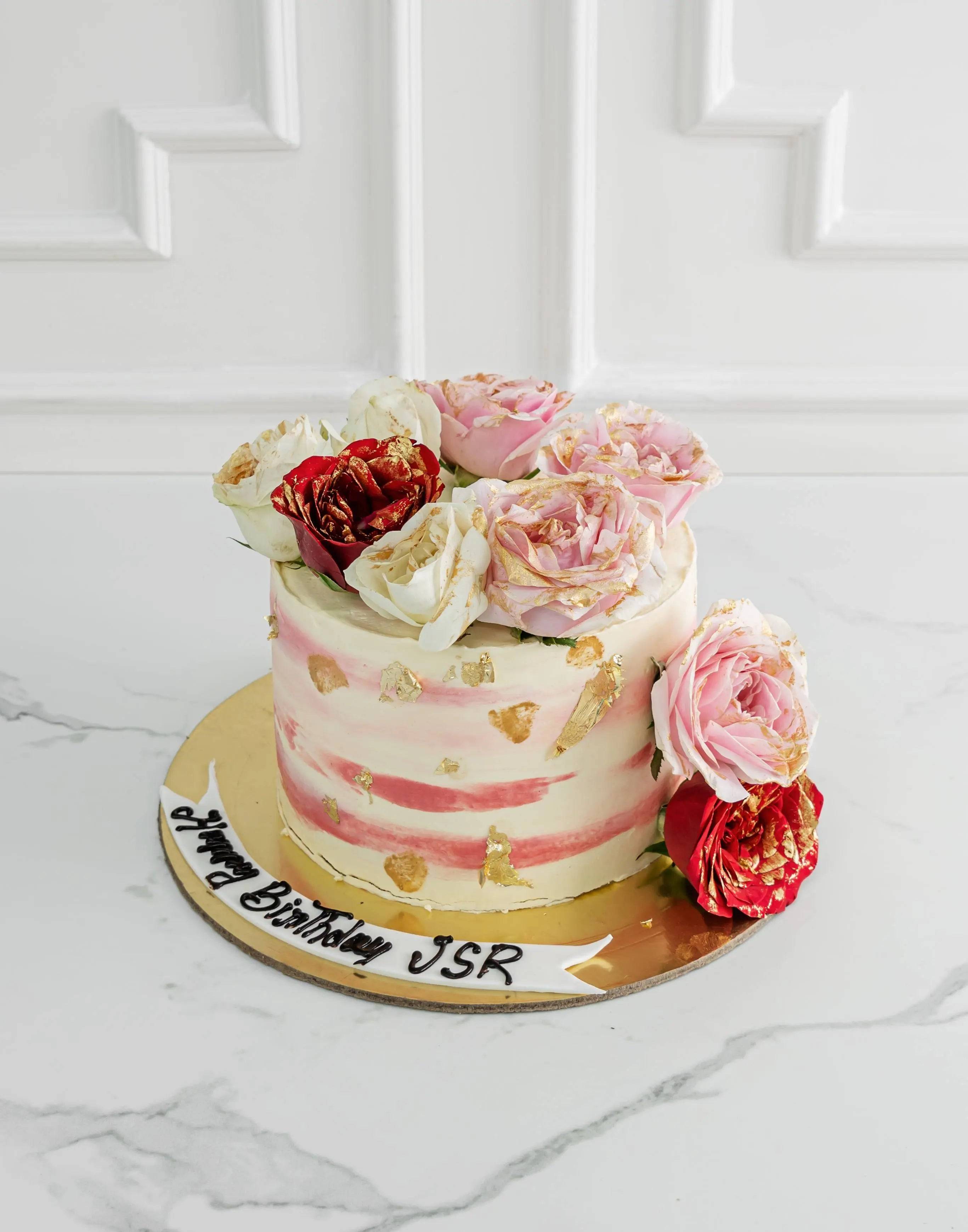 Rose Cake for Anniversary