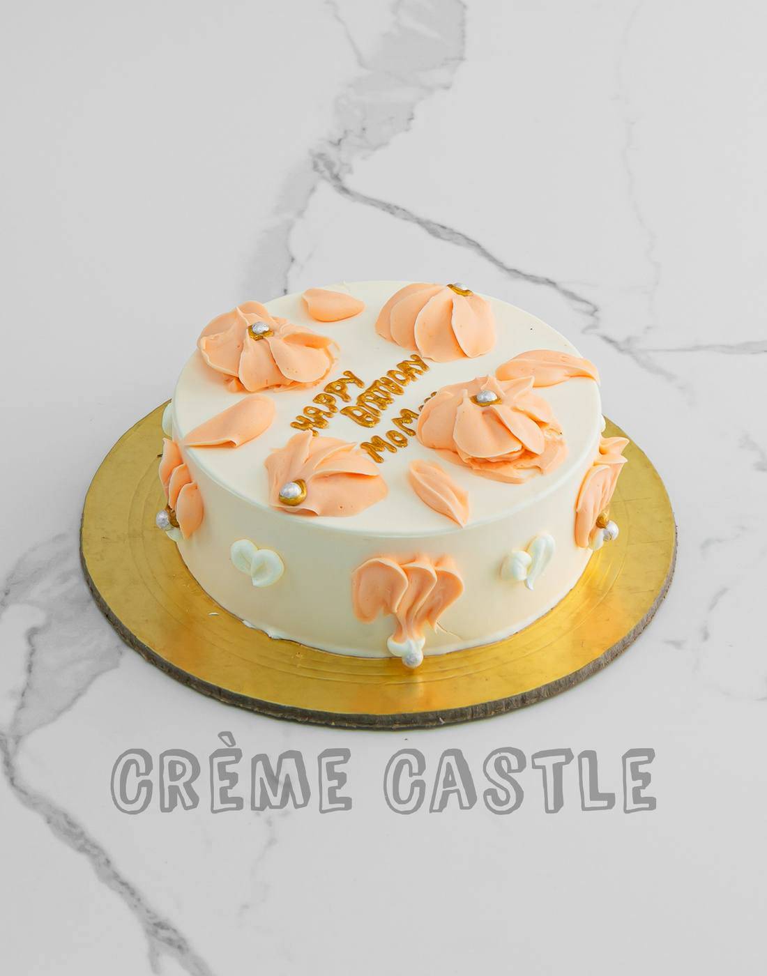 Creamy Peach Cake