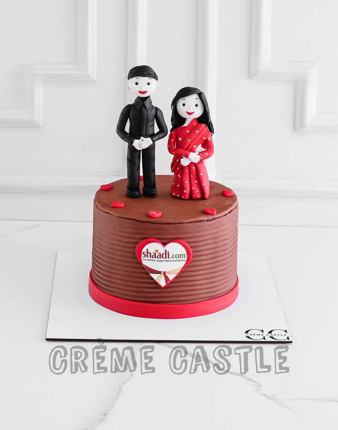 Couple Miniature Anniversary Cake