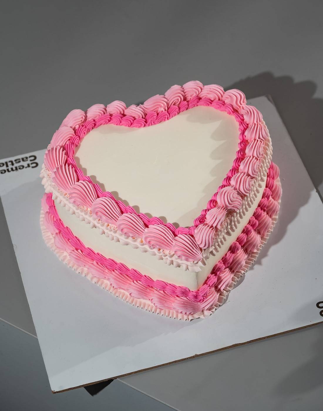 Heart Anniversary Cake