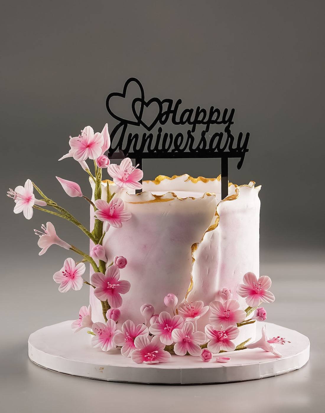 Flower Anniversary Cake