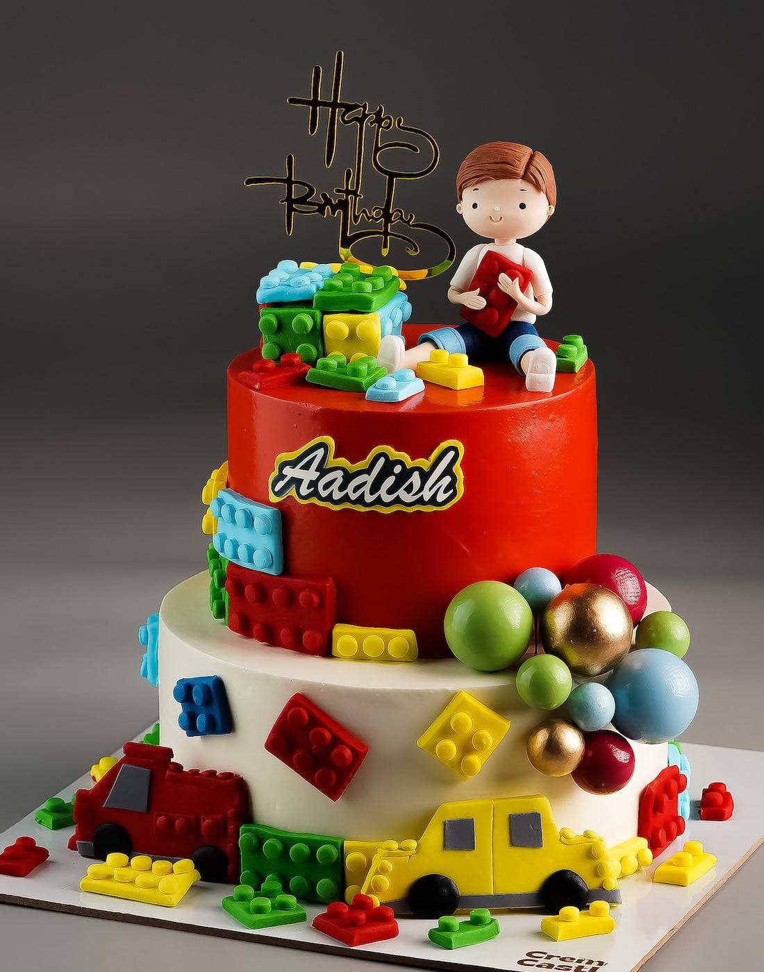 Lego Lover Theme Cake