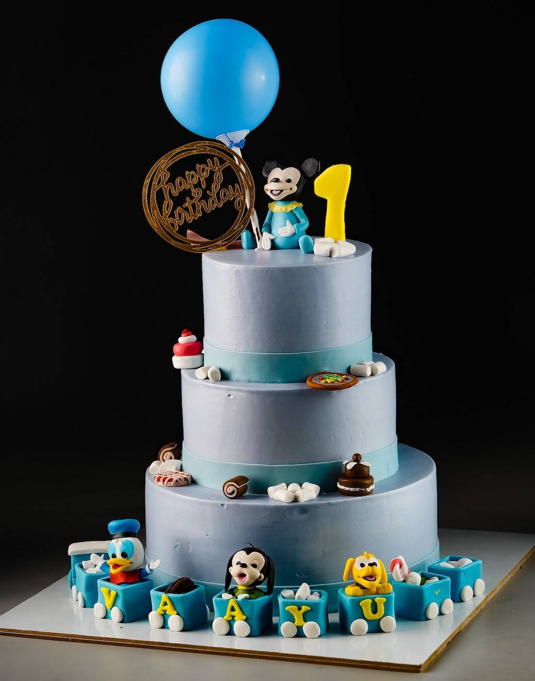 Disney Train Birthday Cake