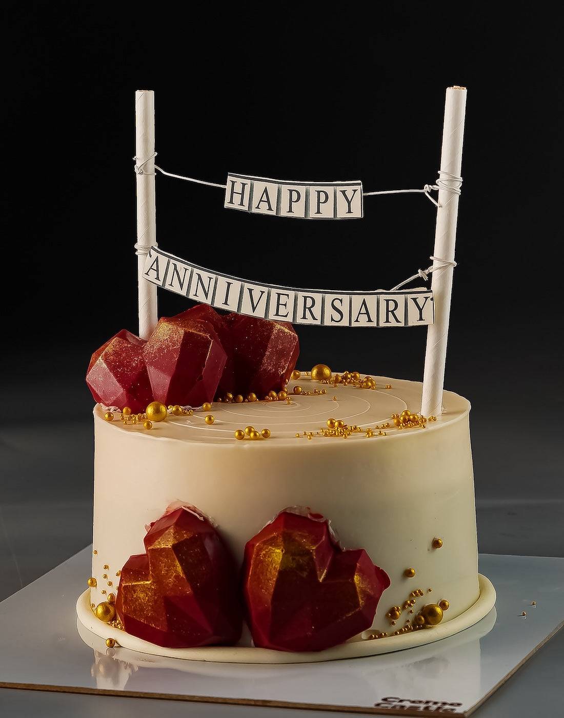 Chocolate Heart Cream Cake