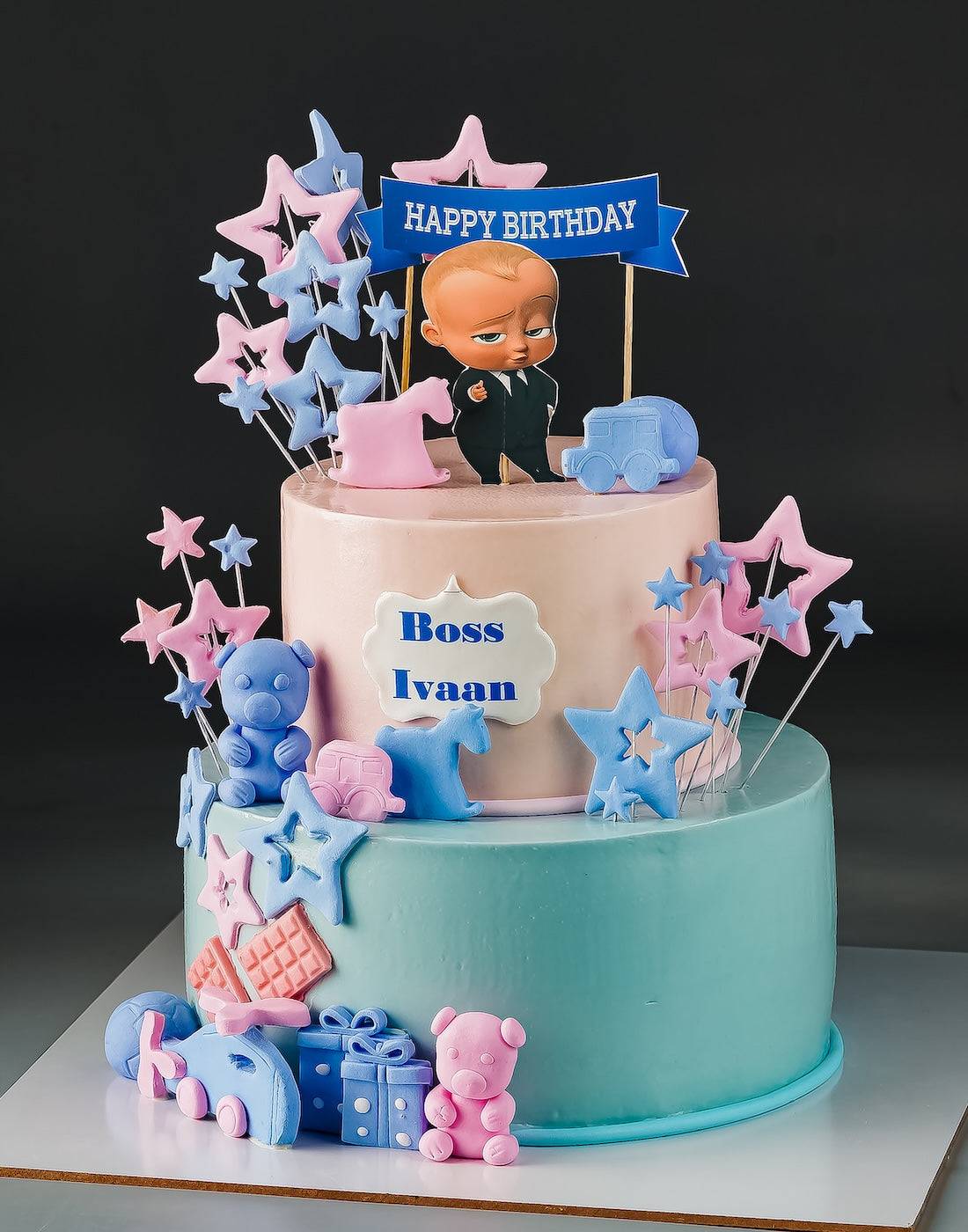 Boss baby cake