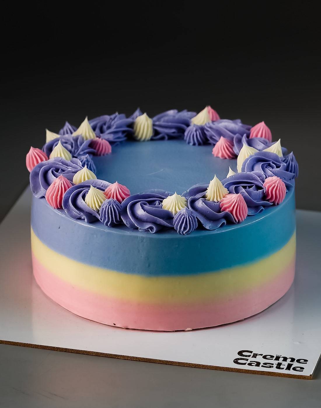 Ombre Floral Petal Cake