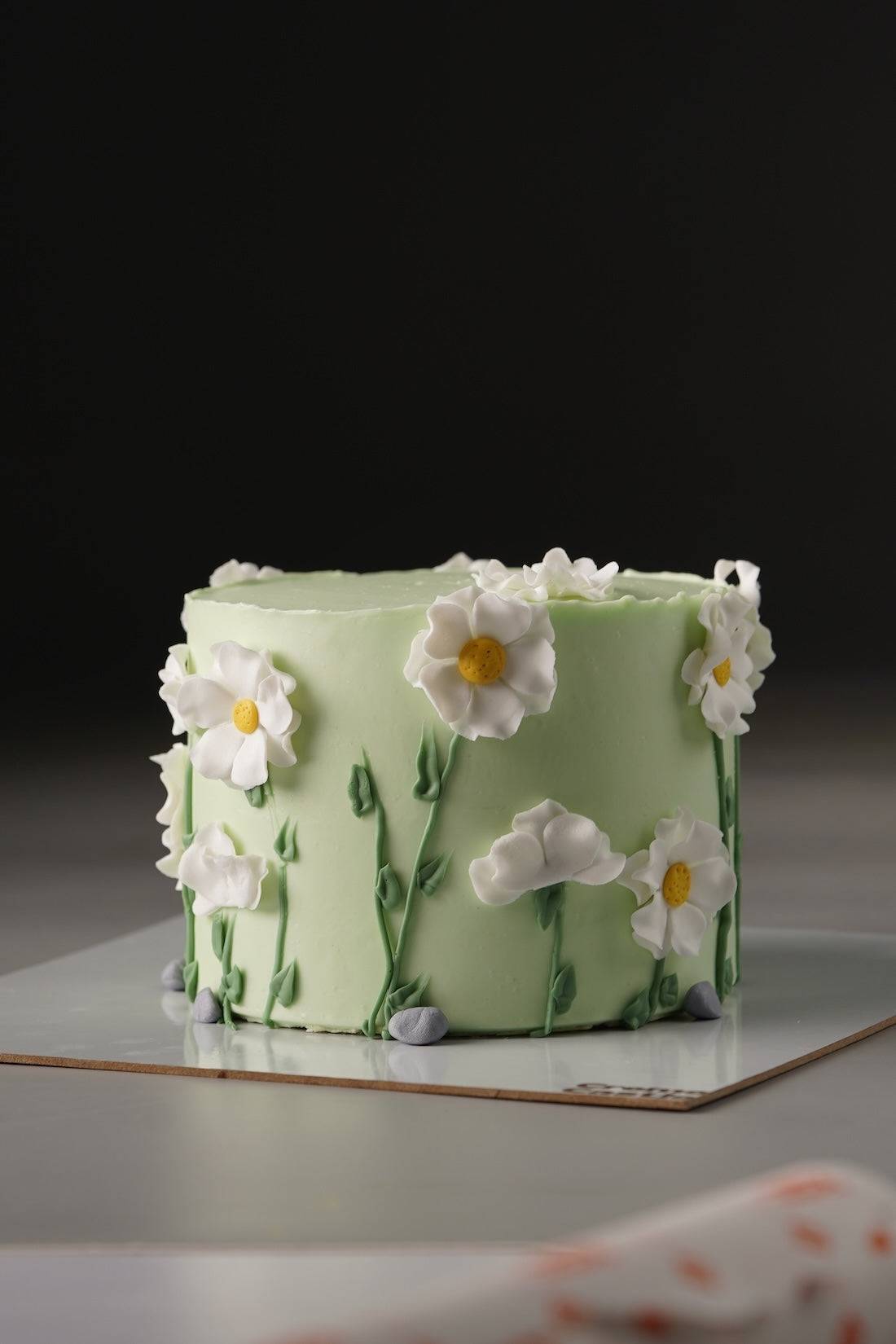 White Petal Bloom Cake