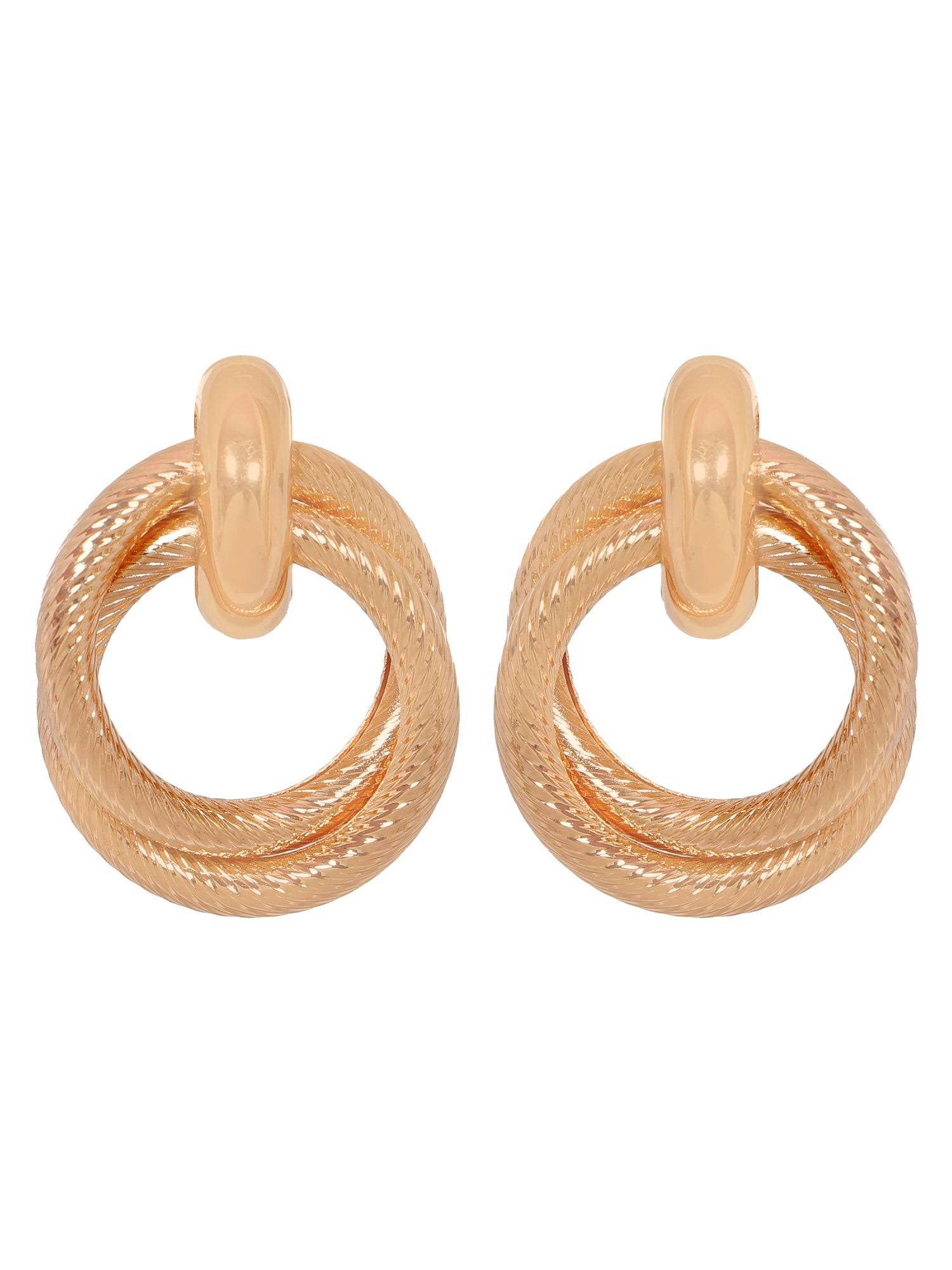 Rose- Gold Elegant Drop & Dangler Earrings for Women