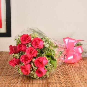 Pink Roses Bouquet Buy at ₹899