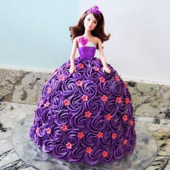 Purple Doll Cream Cake Buy only at ₹2949