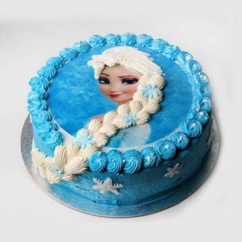 Elsa Princess Cream Cake Buy only at ₹1599