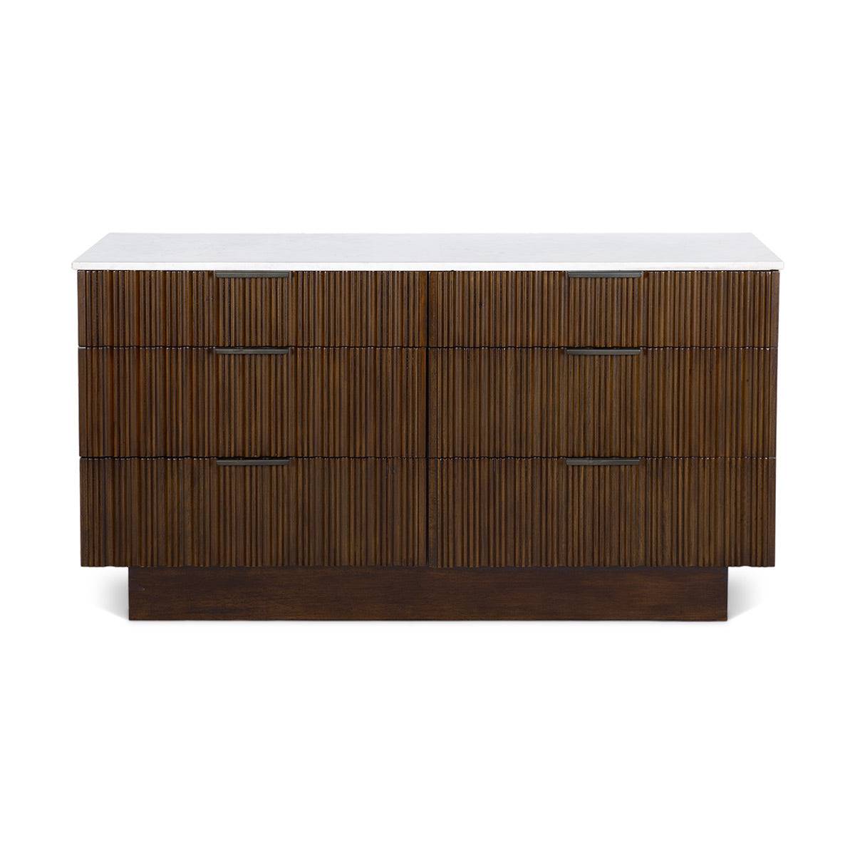 Fluted Chest of Drawer