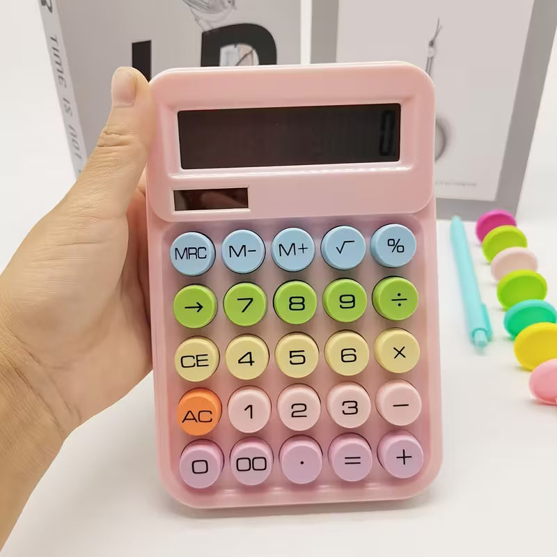 Pastel Color 12-Digit Mechanical Calculator Buy @ ₹499
