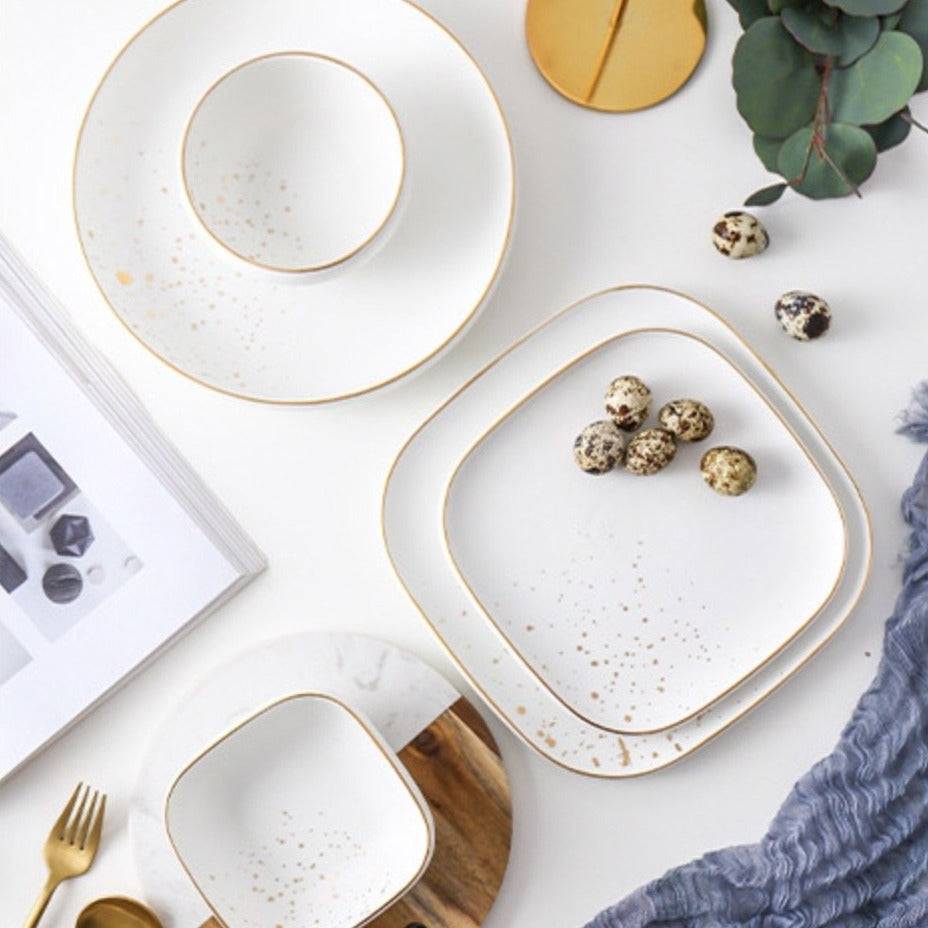 Cara White Dinner Plate