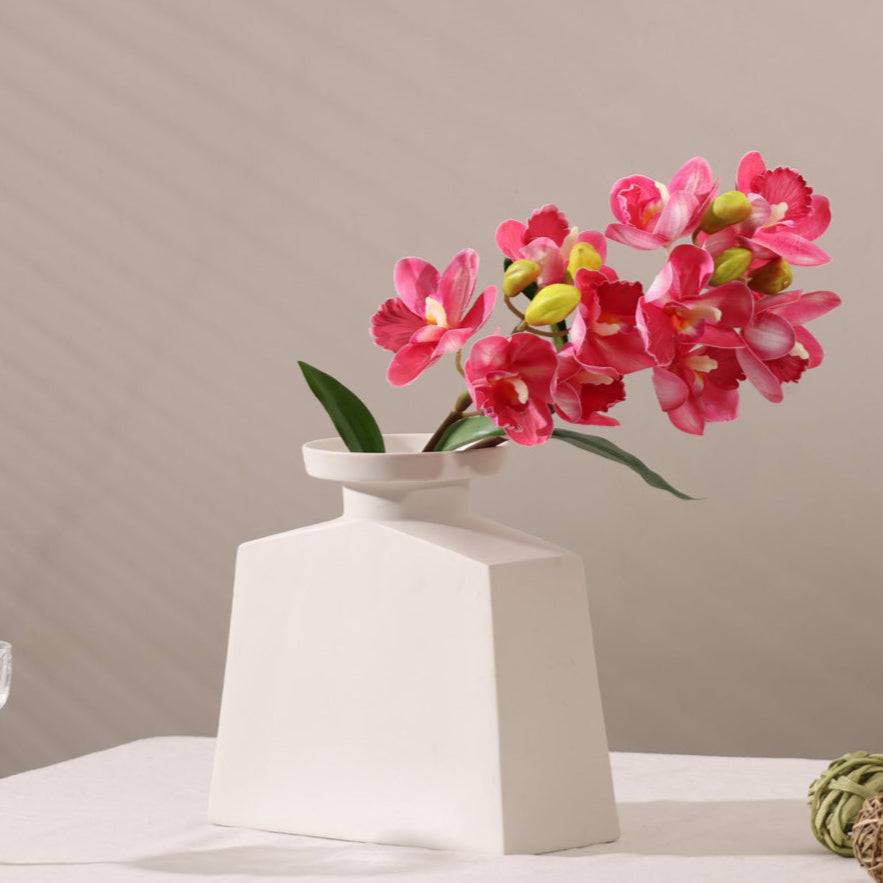 Cattleya Orchid Faux Stem - Magenta