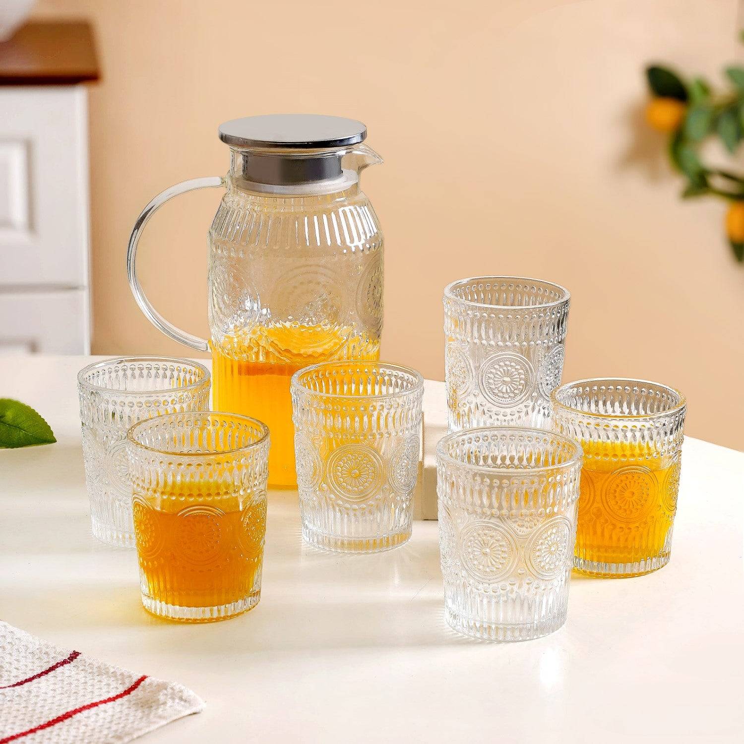 Classic Vintage Drinkware Set Of 7 buy only at ₹2290