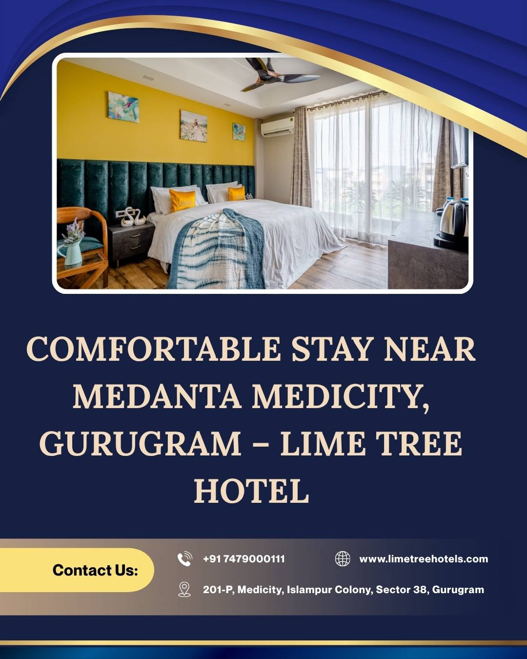 Lime Tree Hotel Near Medanta Gurugram – Comfortable Stay Close to Medicity