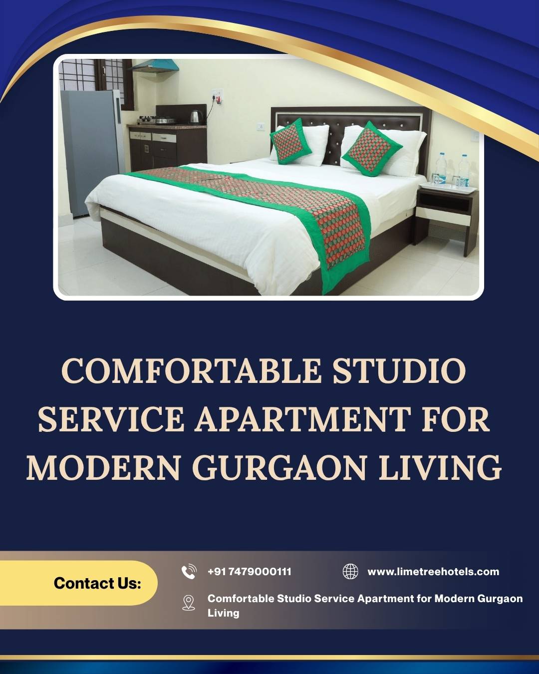 Premium Studio Service Apartment for Comfortable Gurgaon Living