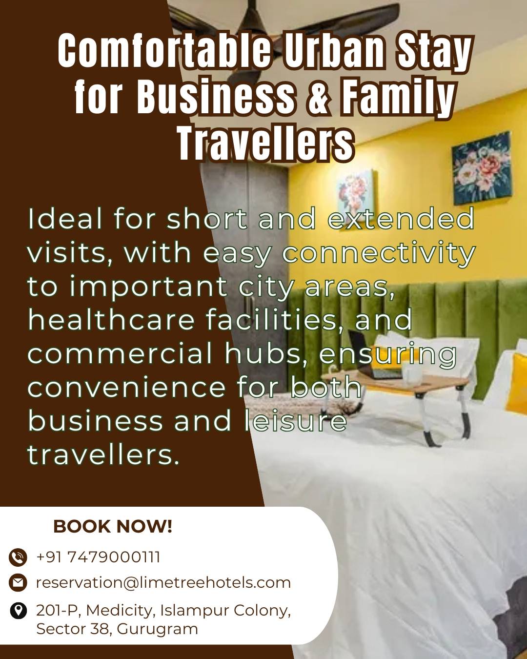 Comfortable & Accessible Stay in the Heart of Gurgaon