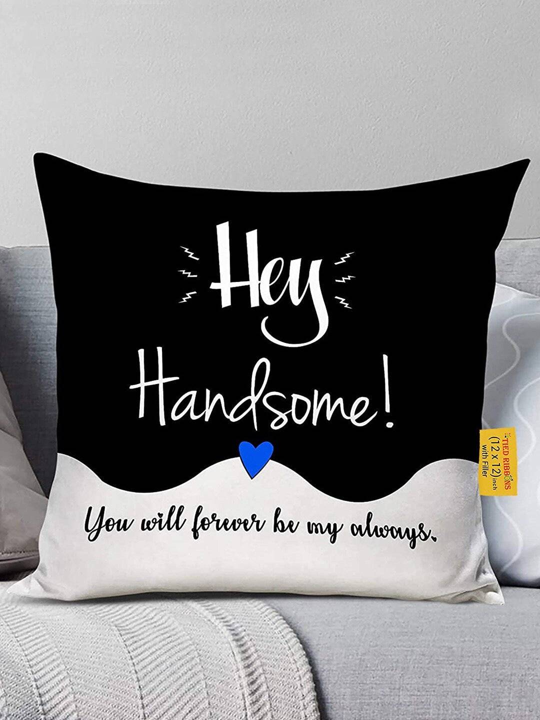 Black & White Colourblocked Cushion Covers