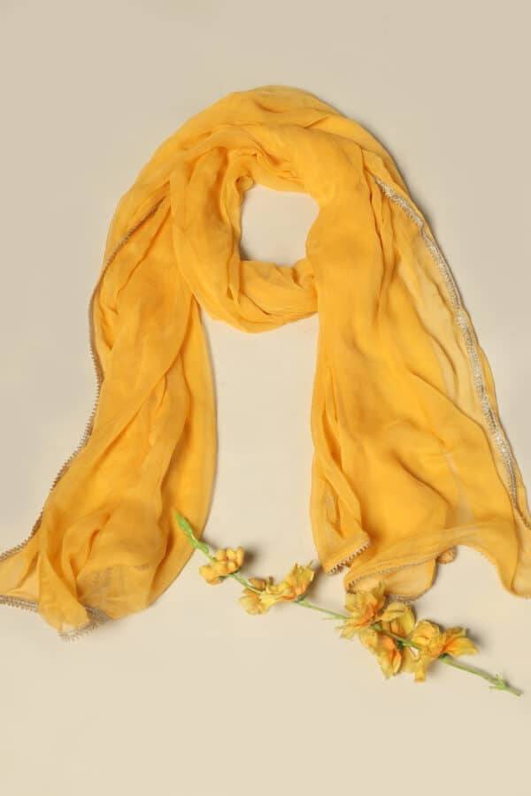 Mustard Glow Festive Dupatta