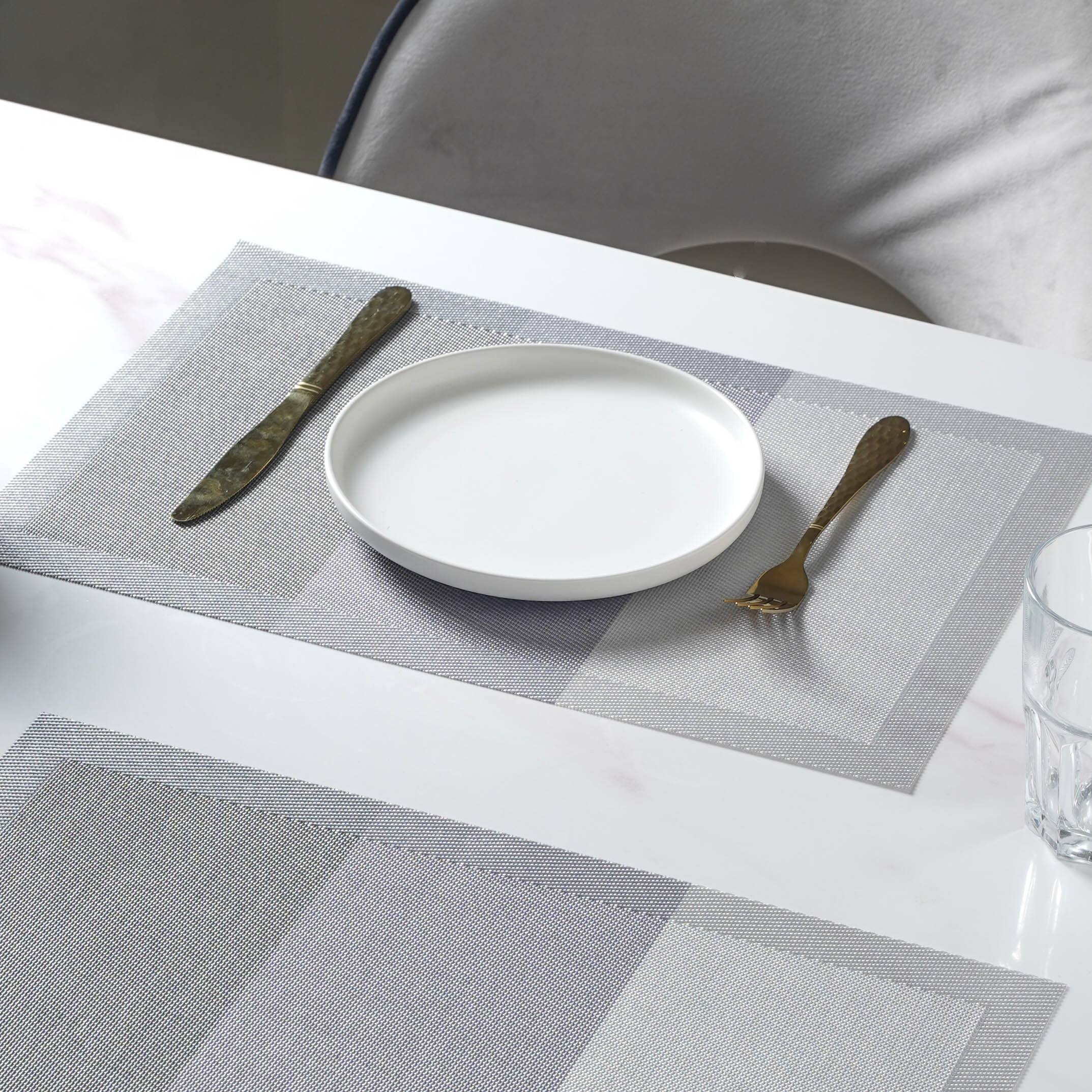Grey Table Mat Set of 6