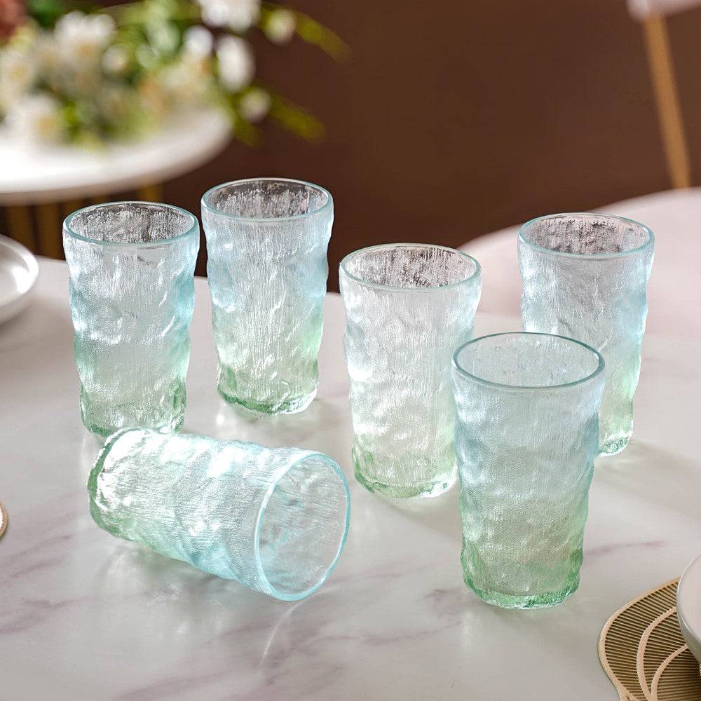 Tall Ombre Glacier Glass Set Of 6 350 ml buy only at ₹1275