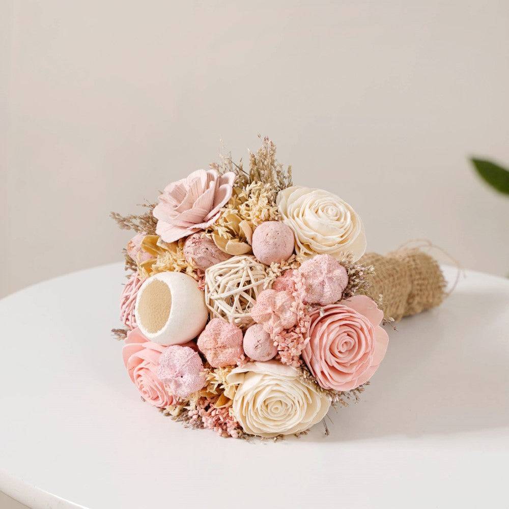 Natural Dried Flower Bouquet Pink