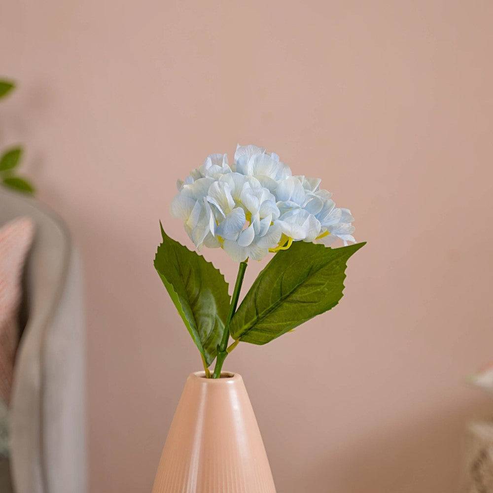 Faux Hydrangea Flower Blue