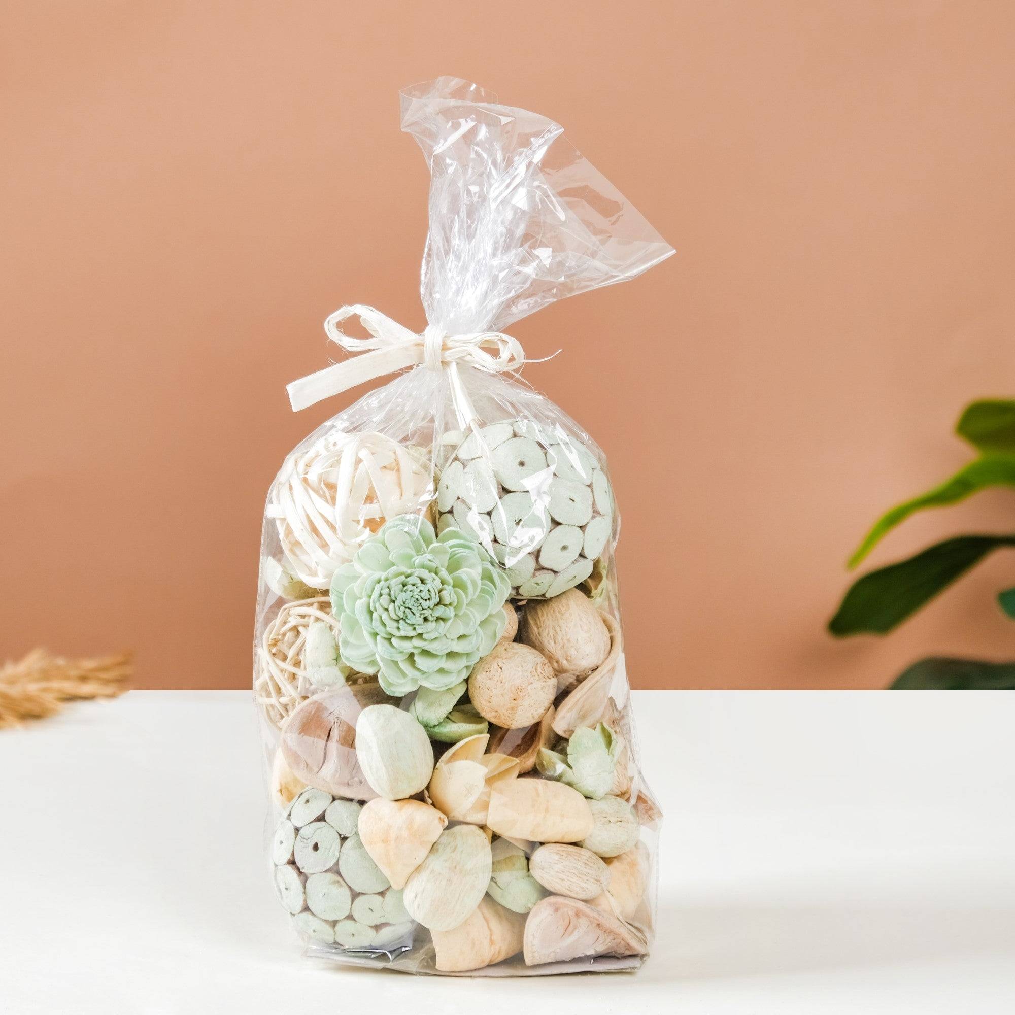 Organic Dried Flower Potpourri Green