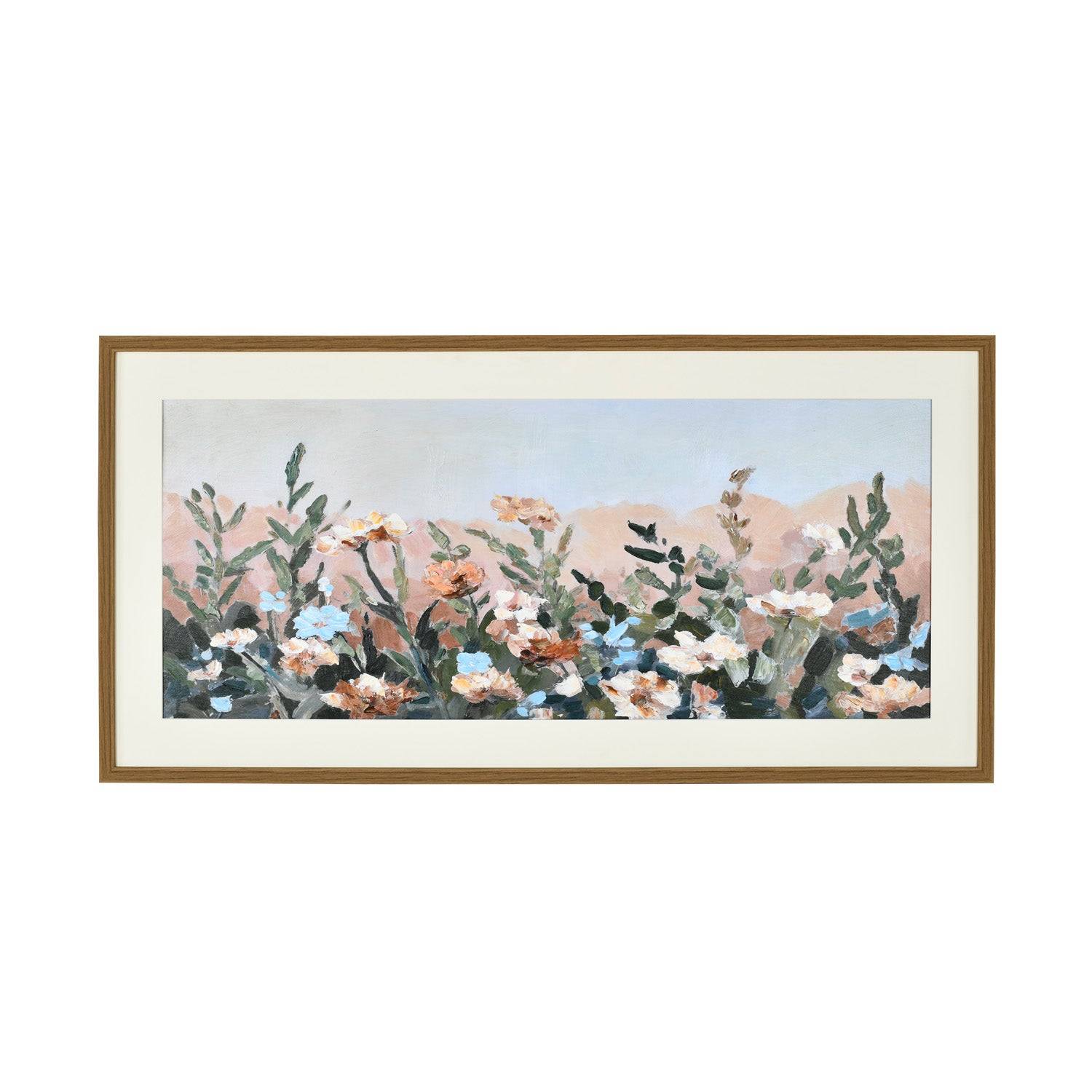 Floral Canvas Wall Painting (Multicolor)